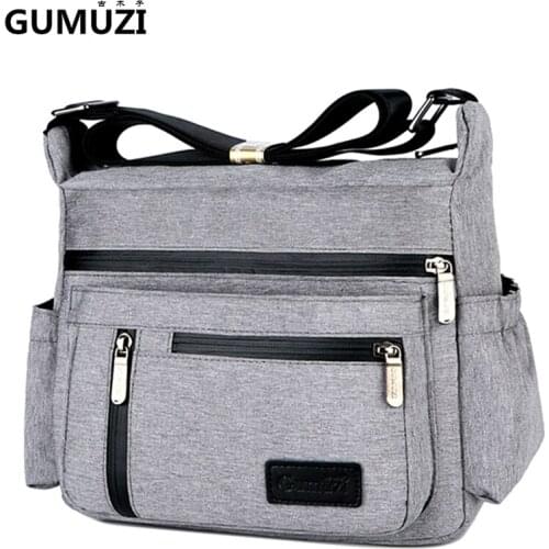 Fashion Mens Messenger Bag Crossbody Shoulder Bags Multi-Function Business Waterproof Oxford Travel Bags Purse