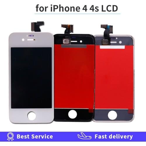 100% test Grade AAA+++ LCD Display For iPhone 4S 4 GSM CDMA LCD Touch Screen Digitizer Assembly Replacement LCD Screen Pantalla