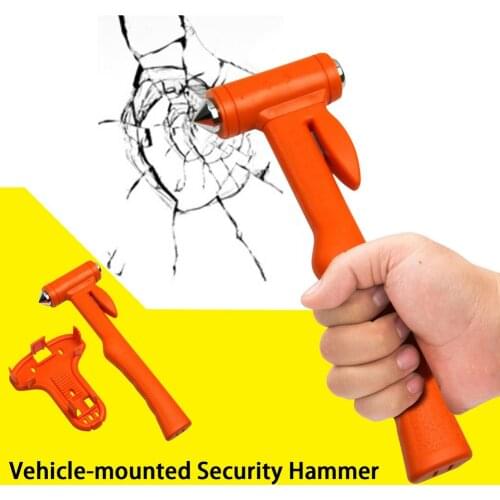 2 In 1 Car Emergency Safety Escape Hammer Glass Window Breaker Belt Cutter Tool Auto Accessories