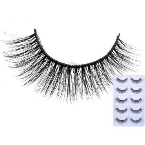 250 pairs/50box 100% Real Mink Fake Eyelashes 3D Natural False Eyelashes 3d Mink Lashes Soft Eyelash Extension Makeup Kit Cilios