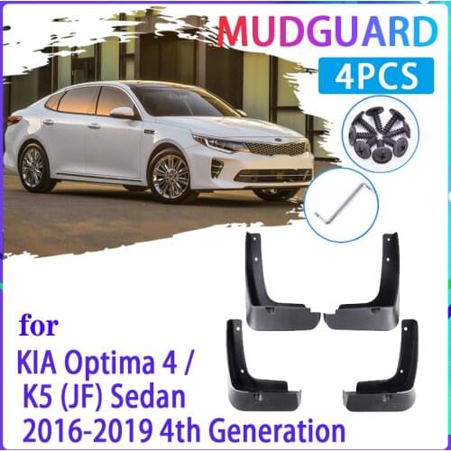 4 PCS Car Mud Flaps for KIA Optima 4 K5 JF 2016 2017 2018 2019 Mudguard Splash Guards Fender Mudflaps Auto Accessories