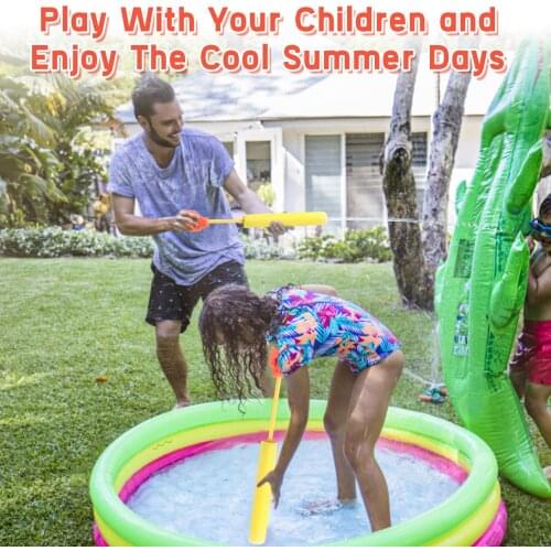 Children EVA Water Shooter Soaker Blaster Toys Water Gun Toys for Summer Outdoor Party Swimming Pool Beach Games Random Color