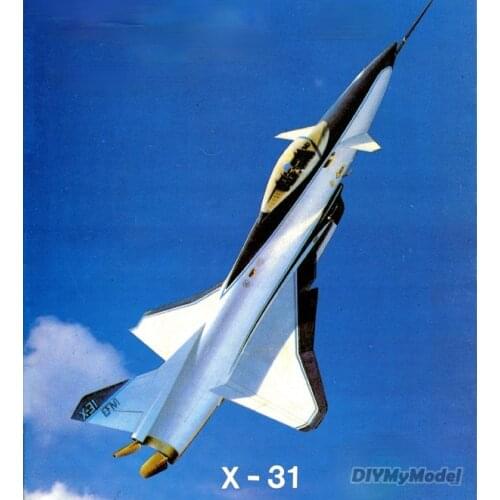 DIYMyModeI USA X-31 validation machine paper model DIY Handcraft Paper Model KIT Handmade Toy Puzzles Gift Movie prop