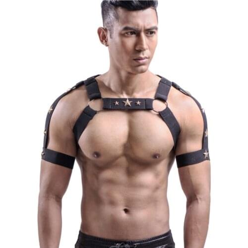 Chest with shoulder strap sexy nightclub