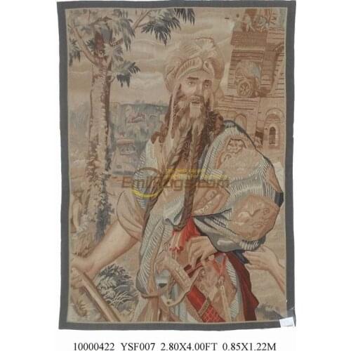 Painting Tapestry European Style Wall Hanging Geometric Bedroom Traditional Embroidered Bed Covers