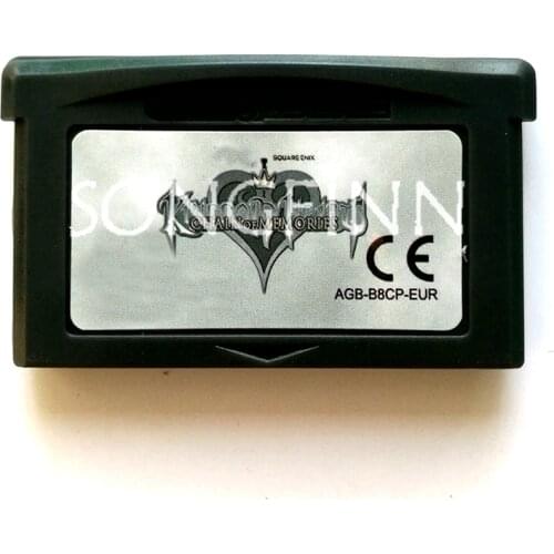 Kingdom Hearts Chain of Memories Memory Cartridge Card for 32 Bit Video Game Console Accessories