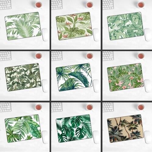 Mairuige Promotion Russian Banana Tree Green Leaf Mouse Mat Animation Game Player Computer 22X18X2 Gaming Pad for Cs Go Dota 40k