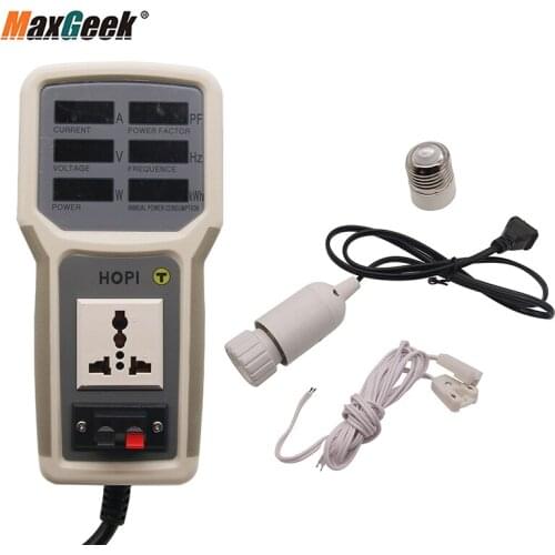Maxgeek New HP9800 Energy Saving Lamp Tester Handheld HP-9800 LED USB Detectors Power Meter Sale
