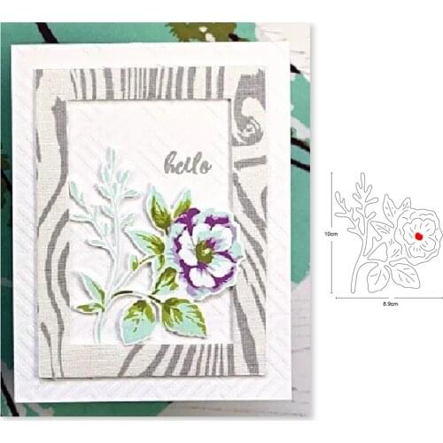 Metal cutting dies flower vine 100*89mm cut die mold decoration Scrapbook paper craft knife mould blade punch stencils dies