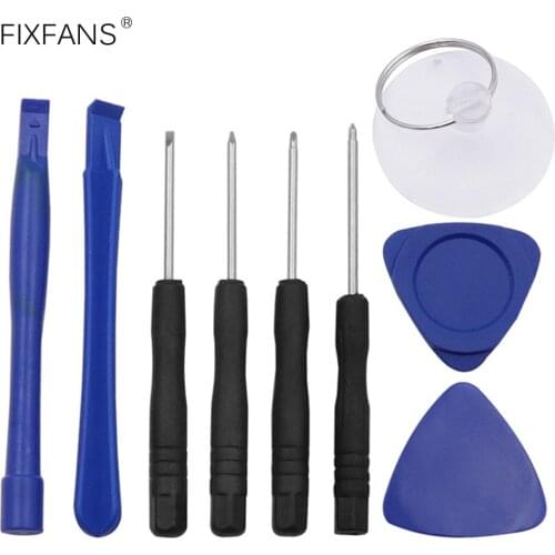 FIXFANS 9Pcs Repair Tool Kit for iPhone 7 8 X 11, Precision Screwdriver Set and Plastic Spudger Opening Tools