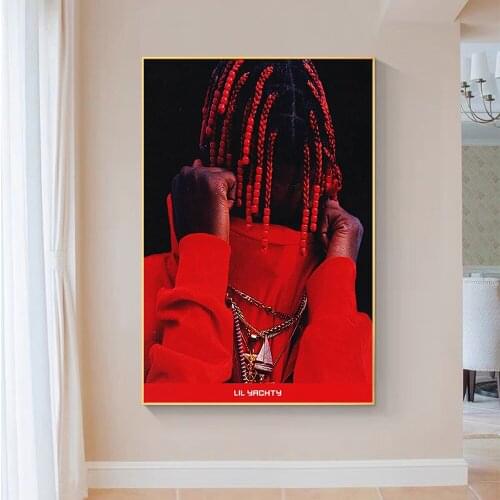 SP155 Silk Cloth Wall Poster New Lil Yachty Custom Rap Music Star Art Home Decoration Gift
