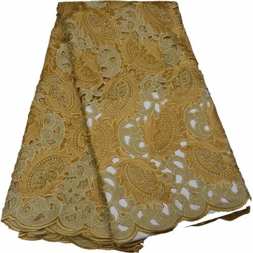 Nigerian Lace fabrics 2018 African Swiss Voile Lace High Quality Swiss Voile Lace in Switzerland For Wedding 2018 P455-4