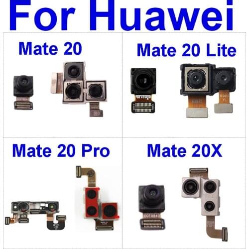Rear Main Camera For Huawei Mate 20 Lite Pro X Back Big Camera Facing Small Camera Flex Ribbon Cable Repair Replacement Parts