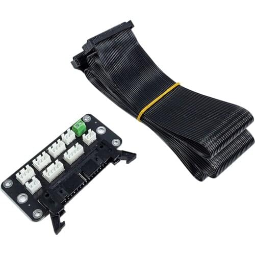 Plate 3D Printer Parts Adapter Board 30Pin Cable Set Connect to X5SA Series XY2 Pro Use for Tronxy Silent Mainboard