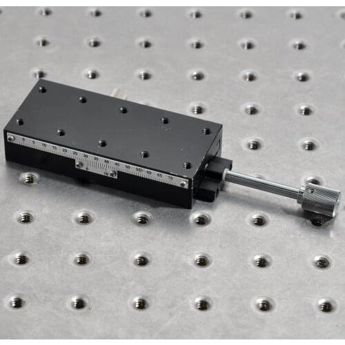 MISUMI XSLC90 manual high precision feed screw type dovetail groove fine-tuning displacement sliding table aluminum 40*90mm