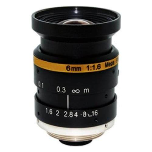 SL-MV0616C3MP-118 M.O.D 0.5m 1/1.8" 3MP 6mm F1.6 CCTV Machine Vision C mount Lens