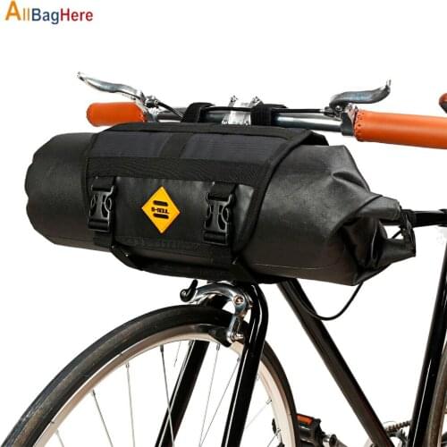 Bike Front Tube Bag Waterproof Bicycle Handlebar Basket Pack Large Capacity Cycling Front Frame Pannier Bicycle Accessories Bags