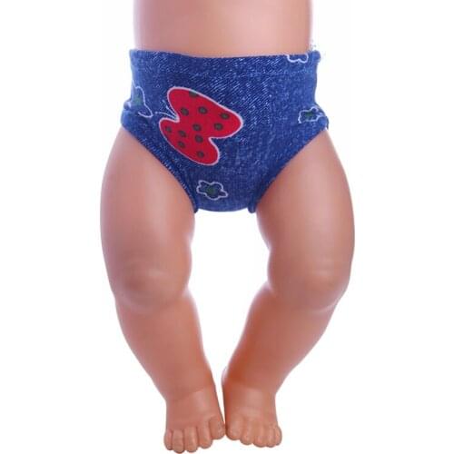 Strawberry dark blue underwear Fit 18 Inches Doll,43cm zaps doll.Doll Clothes Accessories