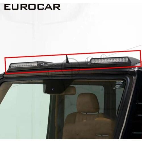 Carbon fiber g wagon B850 style w463 roof spoiler for g63 g65 g500 g55 B850 roof light bar
