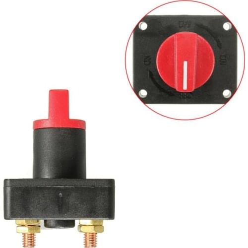 1pcs 12V 300A Car Battery Power Isolator Switch Master Disconnect Rotary Cut Off Isolator Switch Designed For Bilge Pump