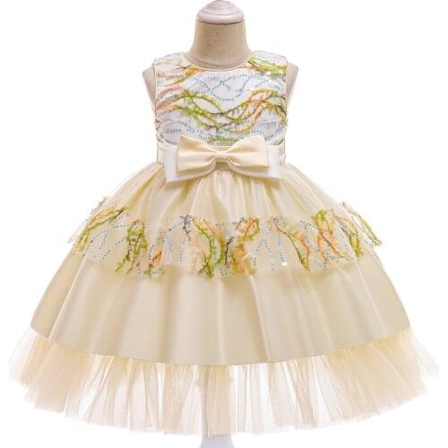 High Quality 2021 New Girl Clothes spring Kids Dresses For Girls Lace Flower Dress Baby Girl Party Dress Children Girl Princess