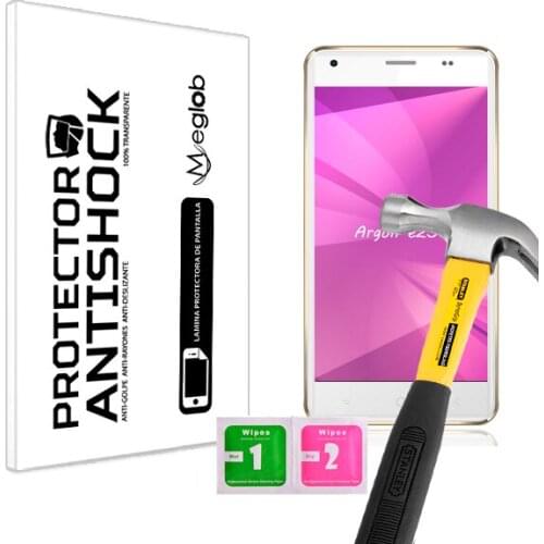 Protector de Pantalla Anti-Shock Anti-Golpe Anti-arañazos Compatible con Leotec Argon E250