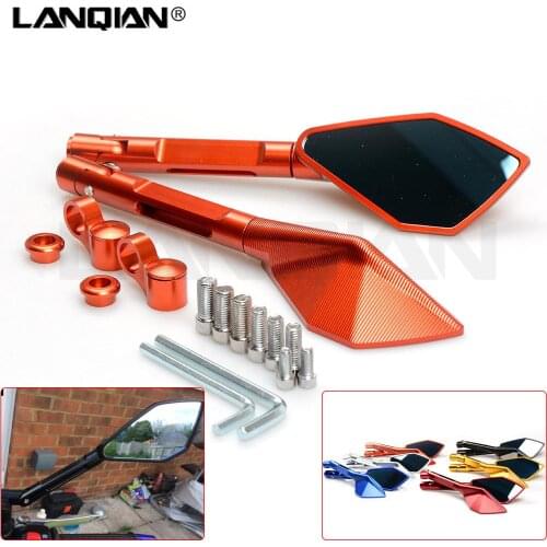 Motorcycle Mirrors motorbike moto CNC Rearview side Mirror Aluminum For Bajaj Pulsar 200 NS Bajaj Pulsar 200NS All Years mt09 07