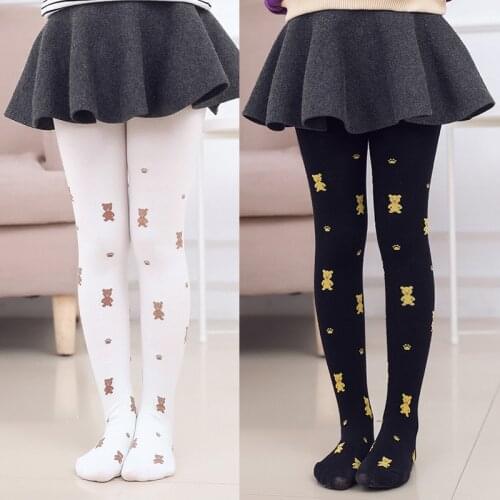 Cute Bear Baby Tights Spring Cotton Toddler Pantyhose Autumn Cartoon Infant Stockings Baby Girl Stuff Children Kids Tights