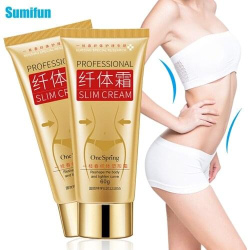 1Pcs Slimming Cream Weight Fat Burning Loss Ultrasonic Massage Body Leg Waist Effective Anti Cellulite Professional Slim Cream