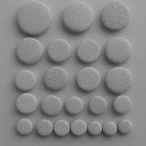 2 Sets 100% Woolen Felt White Leather Oboe Pads