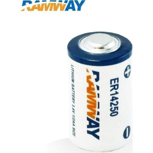 20pcs/ lot er14250 3.6v lithium battery 1/2aa er14250 1/2 aa battery free shipping primary lithium battery