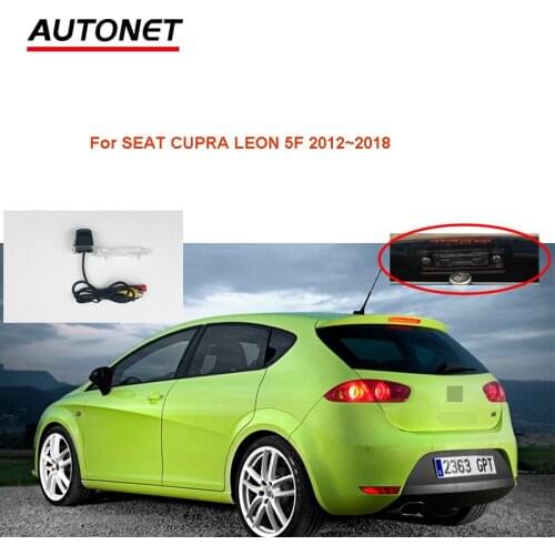 Autonet car Rear view camera For SEAT CUPRA LEON 5F 2012~2018 night view backup camera /license plate led car camera