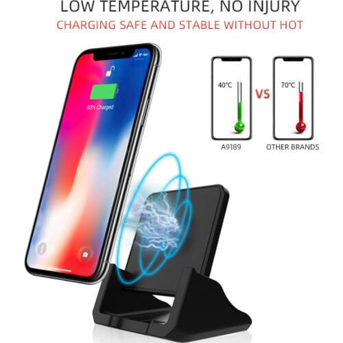 Vogek 15W Fast Charging Wireless Charger Desktop Holder Bracket Removable Qi Charger Phone Docking Station For IPhone 12 Pro