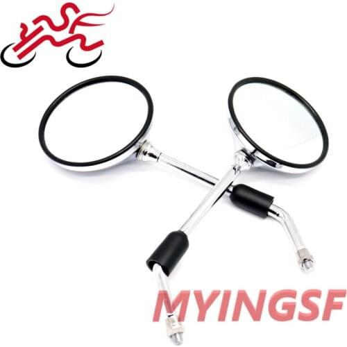 Side Rear View Mirrors For HONDA CB900F CB600F HORENT/CB750/CB400 SUPER FOUR Rearview Mirror