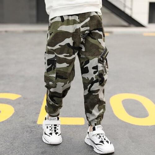Girls Pants Camouflage Print Girls Childrens Pants Spring Autumn Childrens Sweatpants Casual Clothes Girl