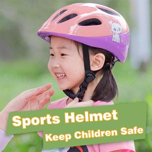 Children Bike Helmet EPS Head Safety Headgear Ultralight Integrally Adjustable Kids Sport Skateboard Climbing Cycling Helmets