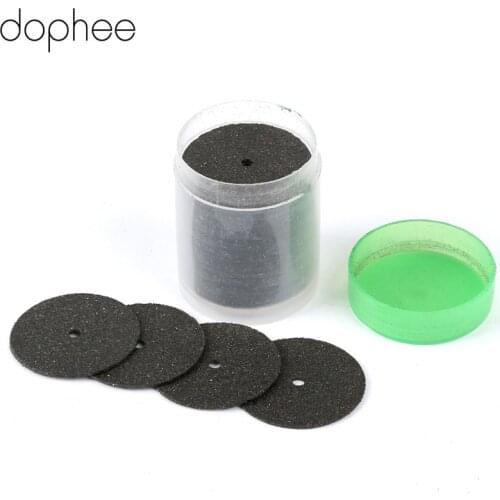 Dophee High Quality Black 36 Discs Dremel Accesories Cut Off Wheels 24mm Reinforced for Dremel Rotary Wood Cutting Tools