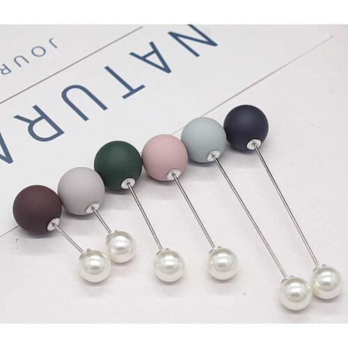 Korean Kerongsang Scarf Color Shawl Cardigan Fashion Collar Pearl Accessories Pin of Version Brooch