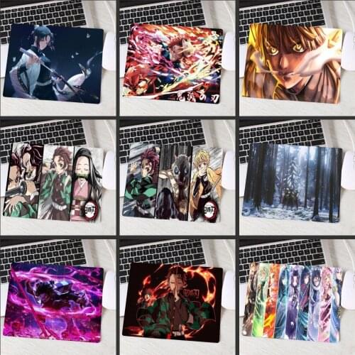 XGZ Kimetsu No Yaiba Anime Mouse Pad Cute Gamer Notbook Mat Gaming pad Waterproof PC Desk mouse 22X18CM