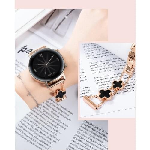 20mm Metal strap Compatible with Samsung Galaxy Watch 3 41mm/Active 2 42mm/Huawei watch GT/Amazfit Bip Women bracelet wristband