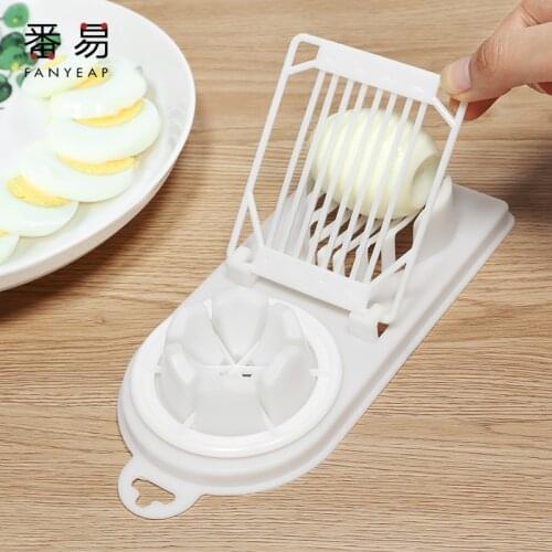 Multifunctional Egg Cutter Stainless Steel Egg Slicer Sectioner Cutter Mold Flower-Shape Luncheon Meat Cutter Kitchen Gadgets