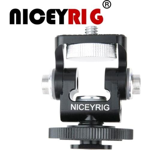 Niceyrig Universal Adjustable Cold Shoe Minitor Mount Bracket For Monitor LED Photography Light