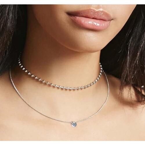 2018 new Multi Women beads coin pendant Choker Necklace chocker Jewelry collana Bijoux Femme Joyas mujer Collier ras du cou