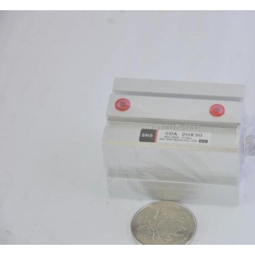 SDA20*30-S with magnetic M5PT compact cylinder SNS pnematic parts Airtac type actuator air cylinder Hydraulic cylinder SDA