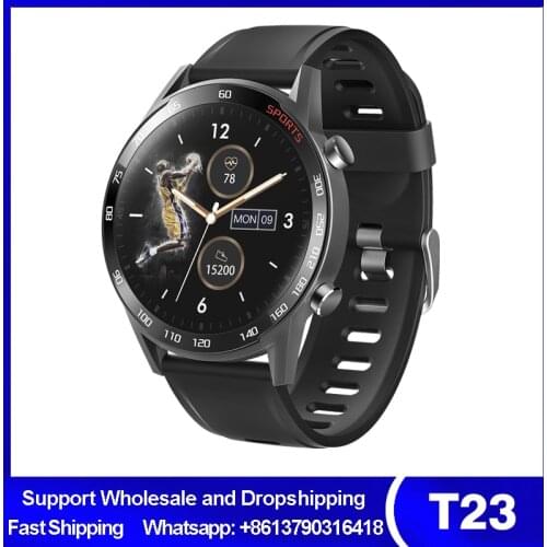 T23 Smart Watch 2021 Men Body Temperature Heart Rate Monitor Smart Bracelet Sleep Monitor Waterproof Bluetooth Smart Wristband