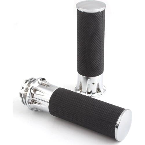 Motorcycle Universal 1"25mm Handlebar Handle Bar Hand Grips For Harley Softail XL 1200 883 Dyna Touring Electra Glide 1996-UP