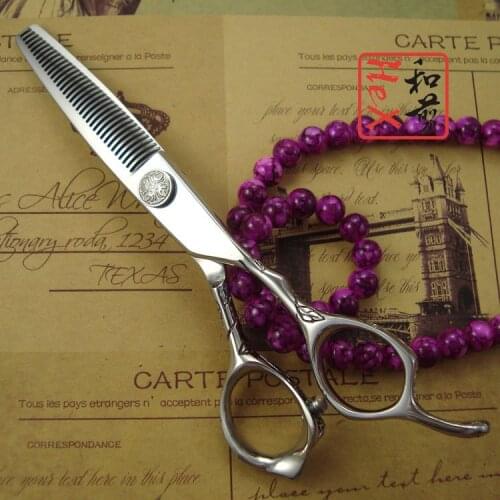 High quality Japanese 440C professional hair texturizing & thinning scissors 5.5" / 6" ergonomic rose handle with 10T/16T/35T