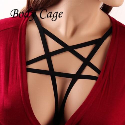 Body Cage Women Sexy New Fashion Gothic Harness Harajuku Style Garter For Female Lady Girls Hollow Out Clothing Accessories