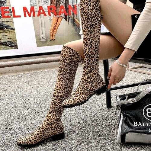 2019 Ladies Low Heel Slim Over The Knee Boots Suede Black Round Toe Fashion Sexy Winter Thigh High Boots Shoes Woman 33-43