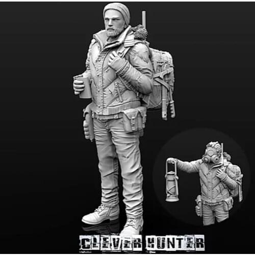 1/35 Resin Model figure GK Clever Hunter Includes two states Unassembled and unpainted kit